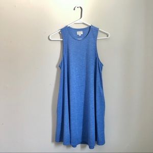 RVCA Blue Flowy Dress With Pockets